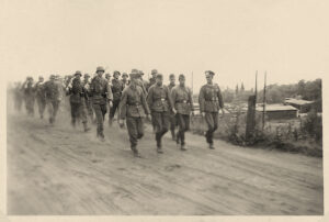 Raymond avec son unité de formation à Dresde 1943